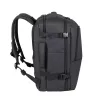 Mochila de lazer Rivacase Tegel 8465 preta poliéster ecológica