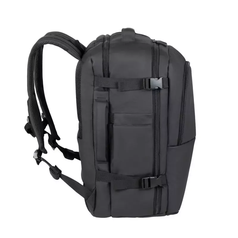 Mochila de lazer Rivacase Tegel 8465 preta poliéster ecológica