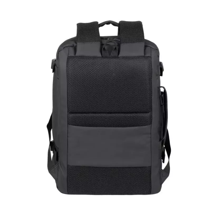 Mochila de lazer Rivacase Tegel 8465 preta poliéster ecológica