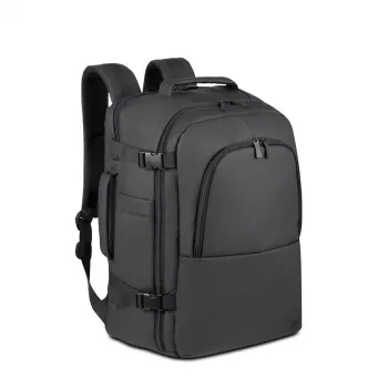Mochila de lazer Rivacase Tegel 8465 preta poliéster ecológica