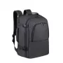 Mochila de lazer Rivacase Tegel 8465 preta poliéster ecológica