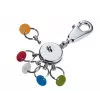 Porta-chaves TROIKA PATENT/Colour KYR61/CH multicolor prateado latão