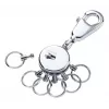 Porta-chaves TROIKA AROUND THE WORLD azul prateado metal 25x90x9mm