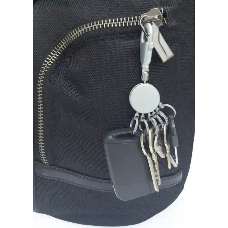 Porta-chaves TROIKA KYR60/MC prateado metal 25mm