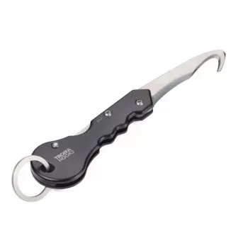 Porta-chaves TROIKA KTL88-BK preto prateado 20g