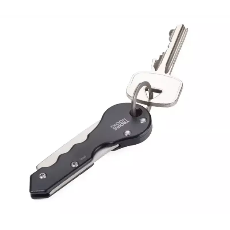 Porta-chaves TROIKA KTL88-BK preto prateado 20g