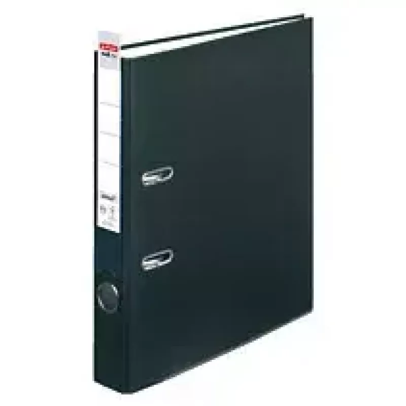 Ficheiro de argolas Herlitz 05450804 A4 preto