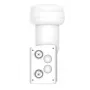 Conversor de bloco de baixo ruído (LNB) Hama 00205375 10,7 - 12,75 GHz branco