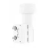 Conversor de bloco de baixo ruído (LNB) Hama 00205375 10,7 - 12,75 GHz branco
