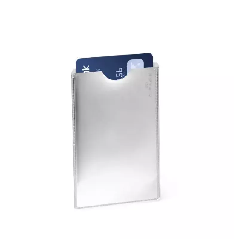 Capa para cartões Durable 890023 prateada