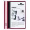 Capa de relatório Durable DURAPLUS 2579-03 vermelha