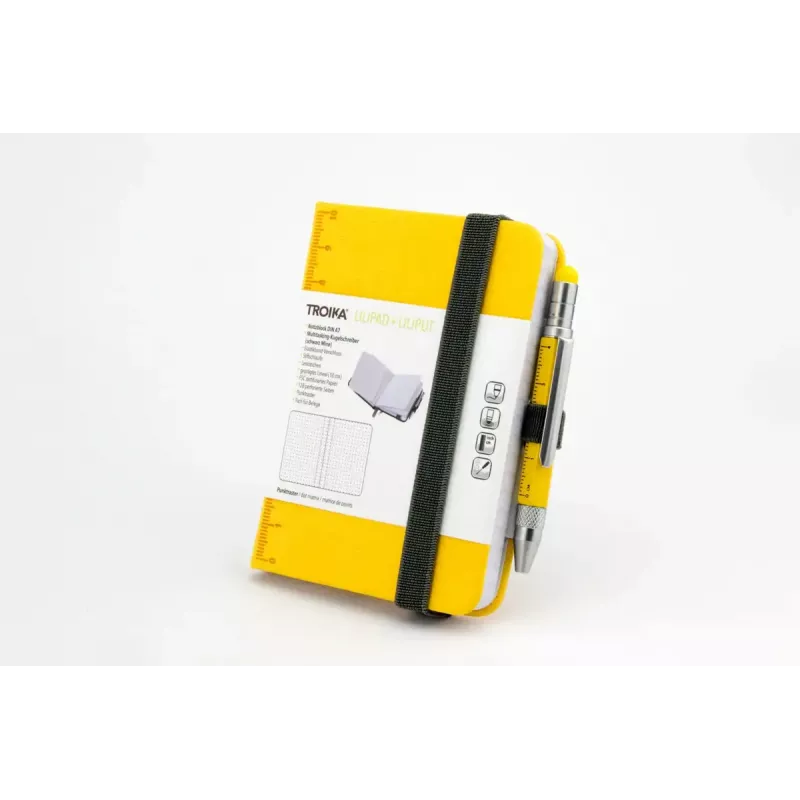 Bloco de notas TROIKA NPP25/YE A7 128 folhas amarelo