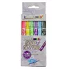 Marcador WEDO 252 700699 6 unidades preto azul verde magenta lilás amarelo