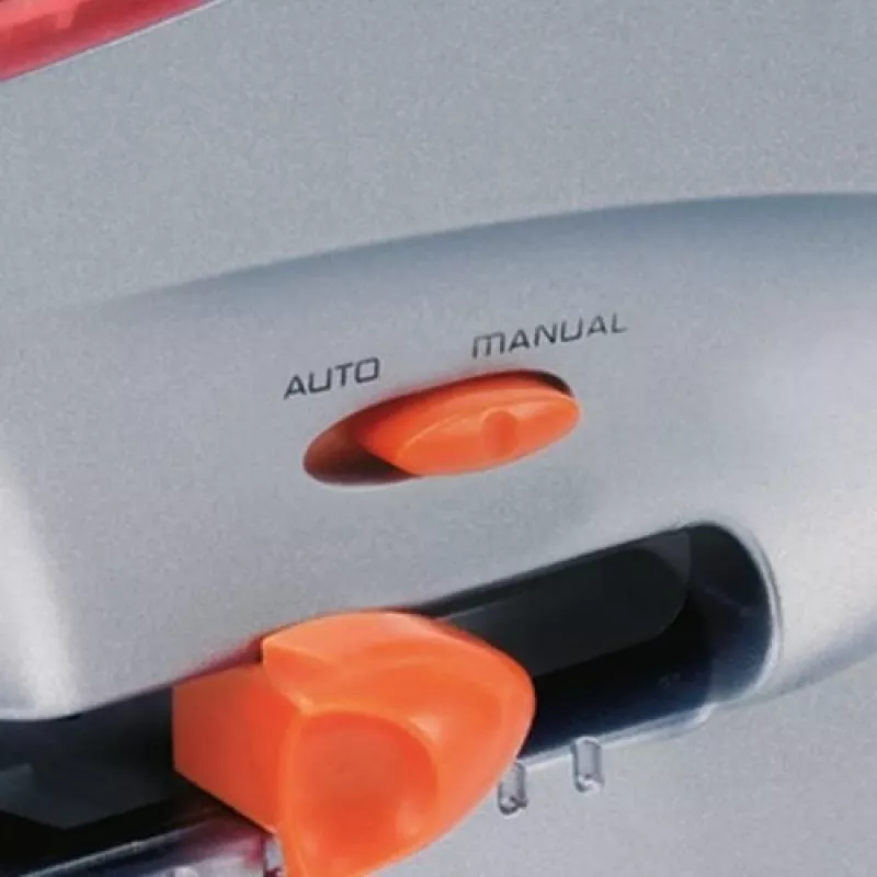 Rexel Optima 70 agrafador elétrico, 70 folhas, metal, preto/prateado/laranja