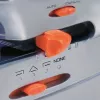 Rexel Optima 70 agrafador elétrico, 70 folhas, metal, preto/prateado/laranja