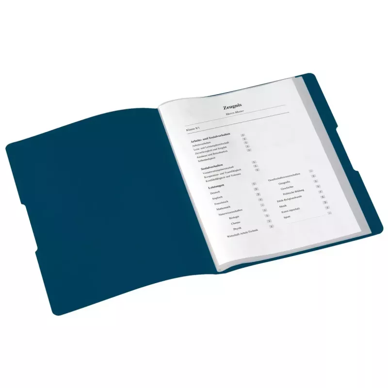 Pasta de arquivo convencional Herlitz certificados polipropileno (PP) azul A4
