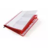 Durable Pasta de pessoal com calha de suspensão, A4, 5 compartimentos, vermelho