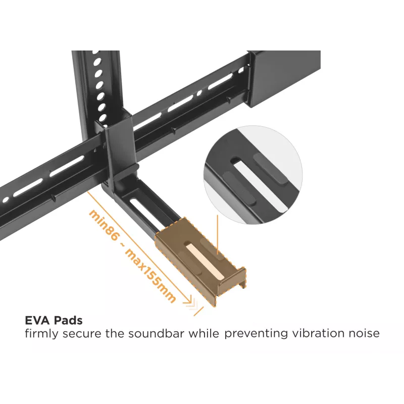 Suporte para soundbar Equip Suporte universal para soundbar