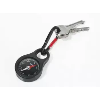 Porta-chaves TROIKA COS10/BK preto vermelho 40mm x 98mm 23g