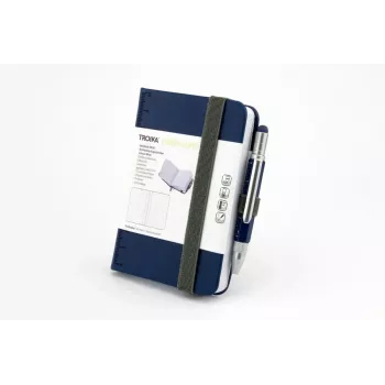 Caderno de notas TROIKA NPP25/DB A7 128 folhas azul