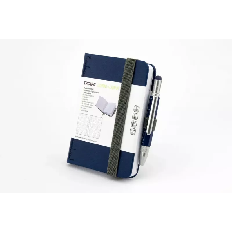 Caderno de notas TROIKA NPP25/DB A7 128 folhas azul
