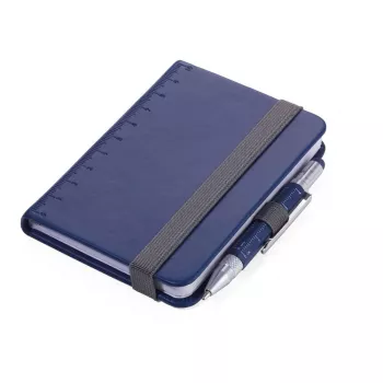 Caderno de notas TROIKA NPP25/DB A7 128 folhas azul