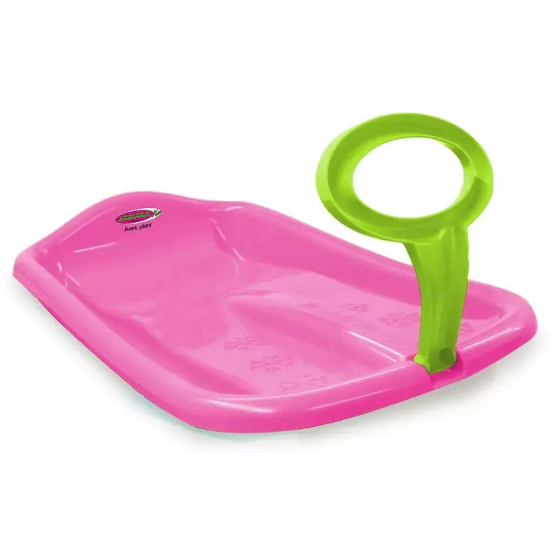 Trenó Jamara Snow Play Bob Arrow rosa plástico 346x740x112mm