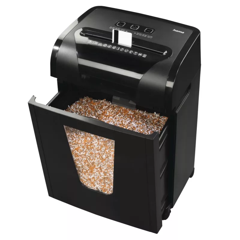 Destruidora de documentos Hama Premium M10 corte micro 62 dB 22 cm preto