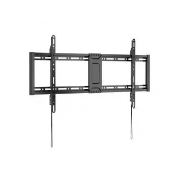 Suporte de parede fixo plano para TV EQUIP para ecrãs de 43 a 95 polegadas, VESA 200×200–800×400, carga máx. 75 kg, preto