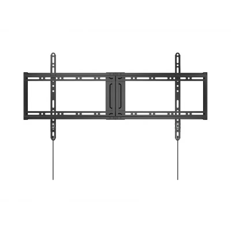Suporte de parede fixo plano para TV EQUIP para ecrãs de 43 a 95 polegadas, VESA 200×200–800×400, carga máx. 75 kg, preto
