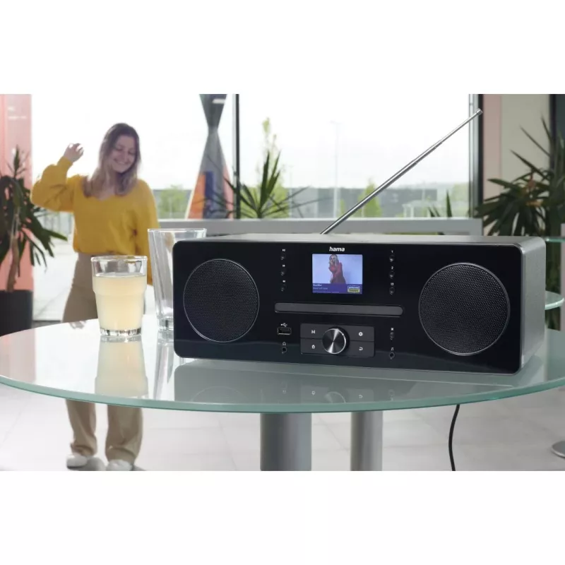 Rádio pessoal digital Hama 00054254 preto, cinzento