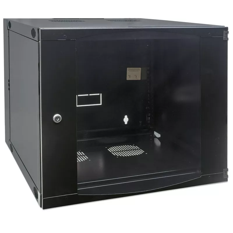 Intellinet Double Section 713740 armário de rede de parede 19", 6U, preto (RAL 7021)