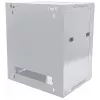 Armário de rede Intellinet 19 polegadas – montagem na parede (standard), 12U, 600 mm de profundidade, cinzento, embalagem plana, máx. 60 kg, porta de metal e vidro, painel traseiro, laterais removíveis, também adequado para colocação em mesa ou chão, profundidade útil 410 mm, peças para instalação na parede (por exemplo, parafusos/buchas) não incluídas