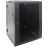 Intellinet 712019 armário de rede de parede 19", 15U, preto (RAL 9005)
