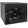 Intellinet 713863 armário de rede de parede de 19" com estrutura articulada, 12U, 593 x 540 x 600 mm, desmontado, preto