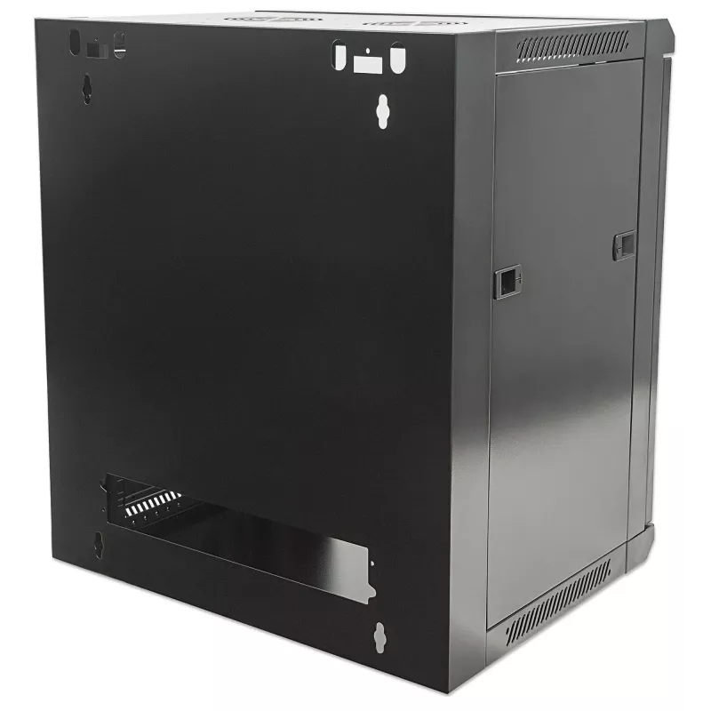 Intellinet 711791 armário de rede de parede de 19", 9U, preto (RAL 9005)