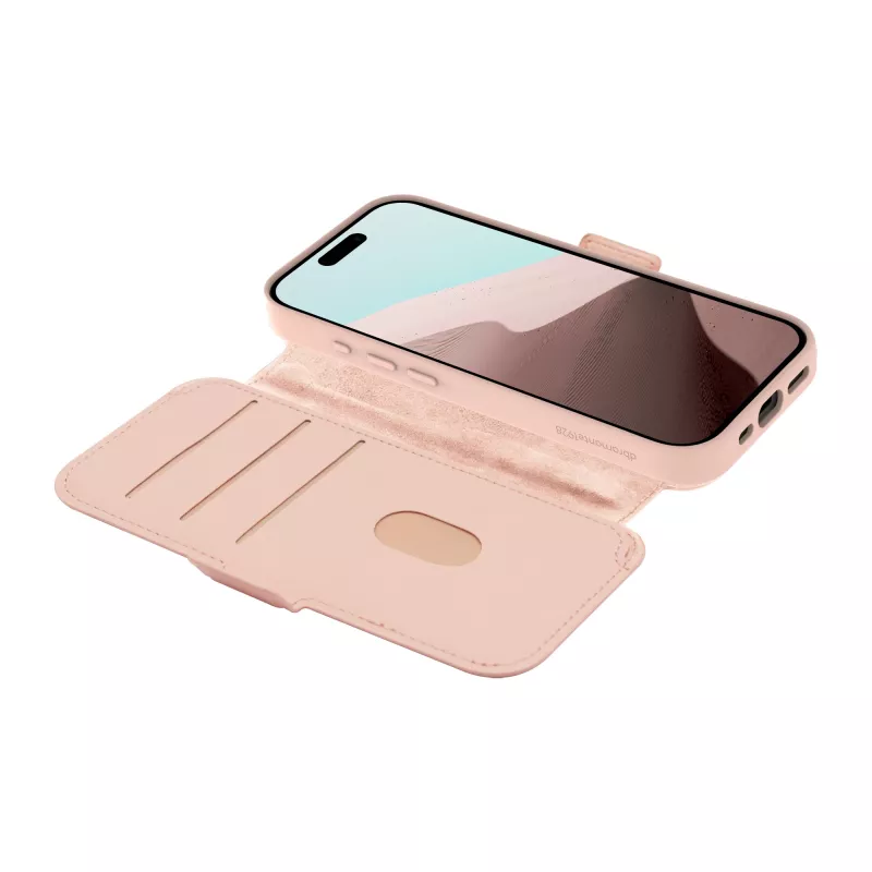Capa para telemóvel dbramante1928 Lynge compatível com MagSafe – Pink Sand