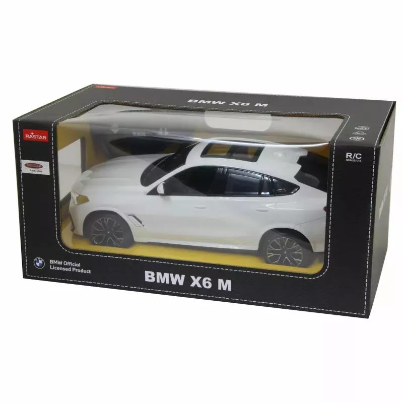 Carro RC Jamara BMW X6 M elétrico 1:14 escala a partir de 6 anos