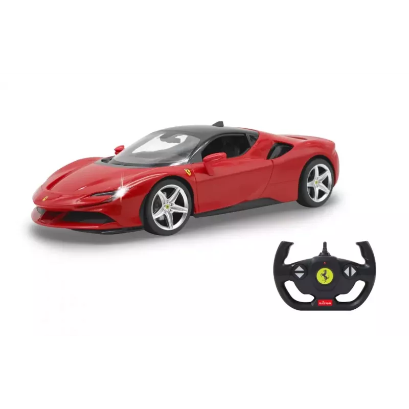 Carro desportivo Jamara Ferrari SF90 Stradale radiocomandado motor elétrico 1:14