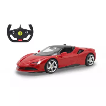 Carro desportivo Jamara Ferrari SF90 Stradale radiocomandado motor elétrico 1:14