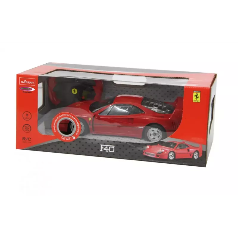 Carro Jamara Ferrari F40 motor elétrico 1:14 para crianças a partir de 6 anos