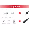 Adaptador de comando Equip adaptador de cabo de áudio USB 245321