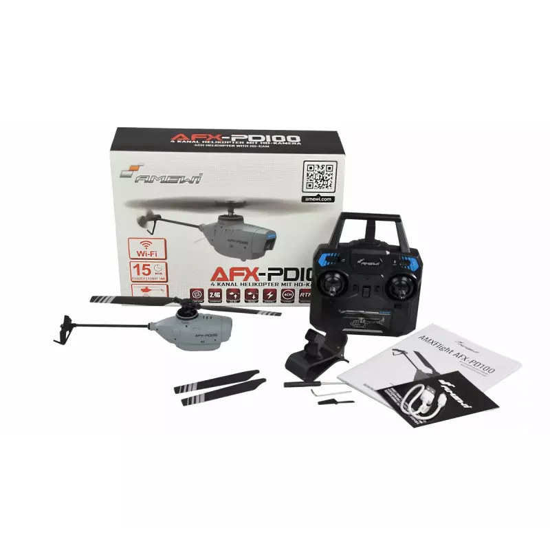 Helicóptero Amewi PD100 motor elétrico 580 mAh 75 g