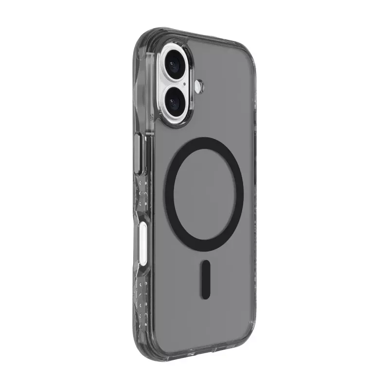 Capa LAUT CRYSTAL MATTER X para iPhone 16 monocromático preto