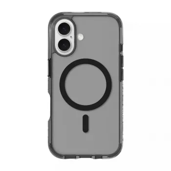 Capa LAUT CRYSTAL MATTER X para iPhone 16 monocromático preto