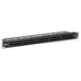 Equip Painel de Patch Cat.3 RJ45 ISDN de 50 portas, preto