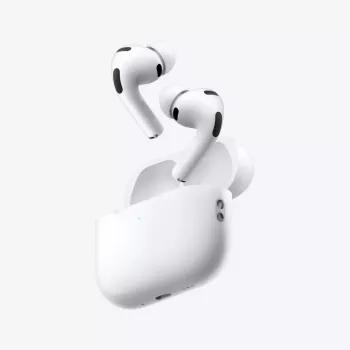 Headset Apple AirPods Pro (3.ª geração) — True Wireless In-Ear, chip H2, IP57, estojo de carregamento USB-C, ANC, Transparência