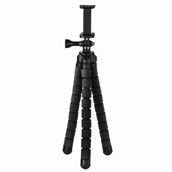 Tripé flexível Hama para smartphone/action-câmara 3 pernas preto 26 cm