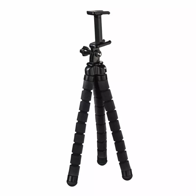 Tripé flexível Hama para smartphone/action-câmara 3 pernas preto 26 cm