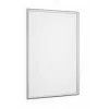 Moldura para parede Durable 500923 660 x 900 mm retangular prateada alumínio